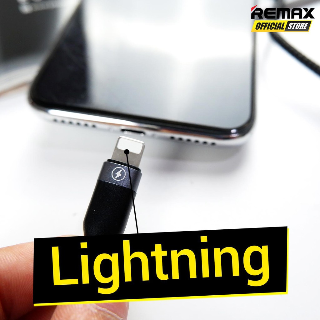 REMAX Sury Kabel Data Charger Lightning Braided 2.4A RC-064I