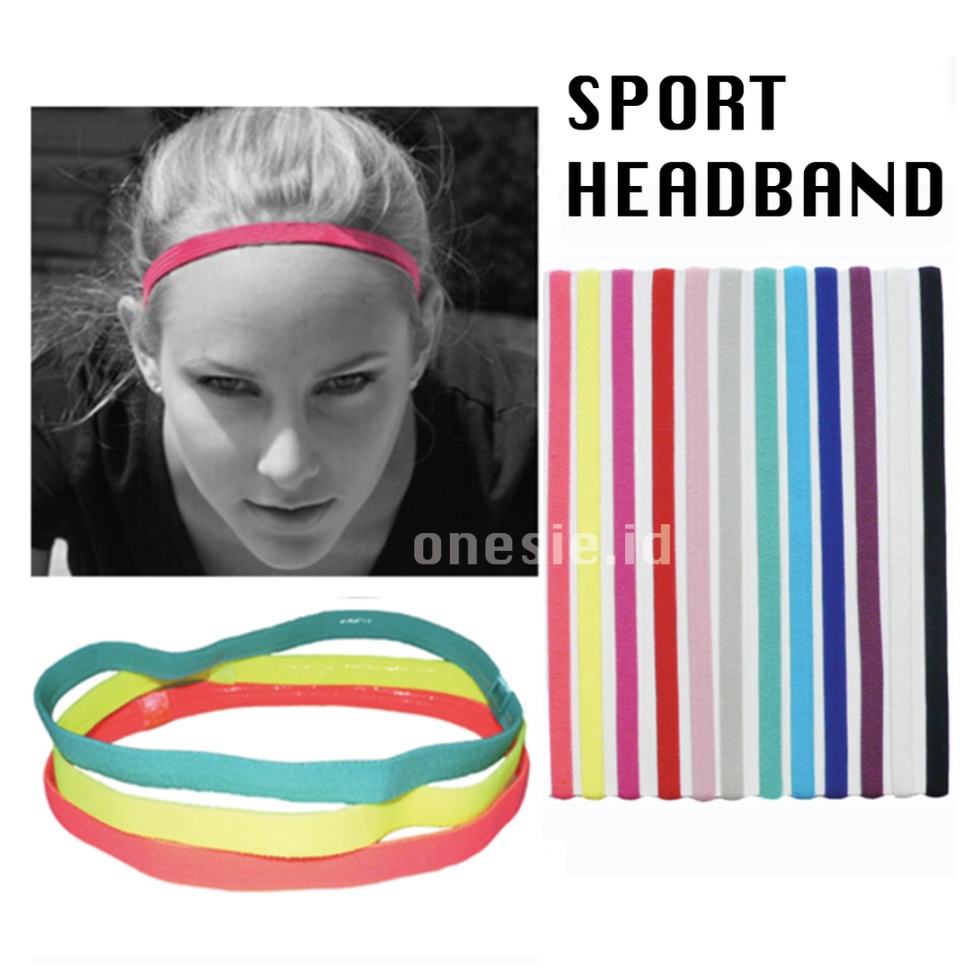 Mini Hairband Sport Headband / Ikat Kepala Olahraga