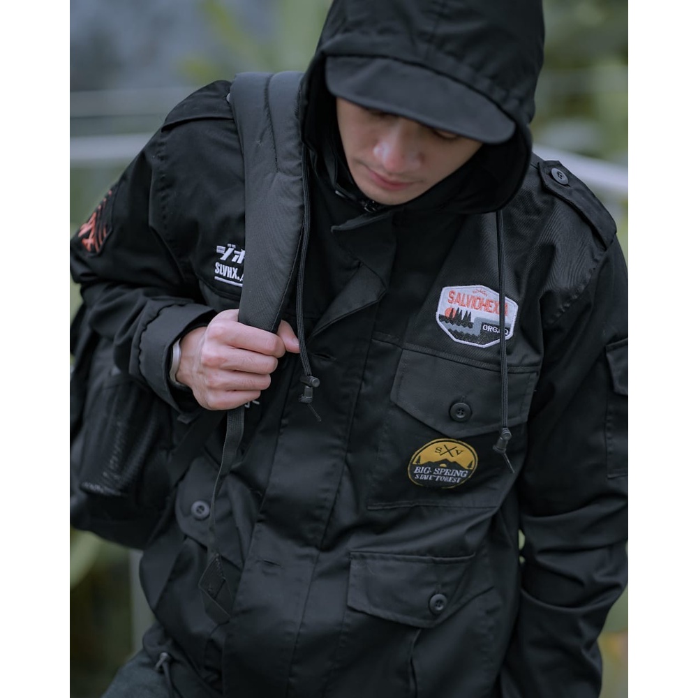 JAKET PRIA - JAKET PARKA - JAKET CASUAL WP - SALVIO HEXIA - GENIOUS - JAKET PARASUT