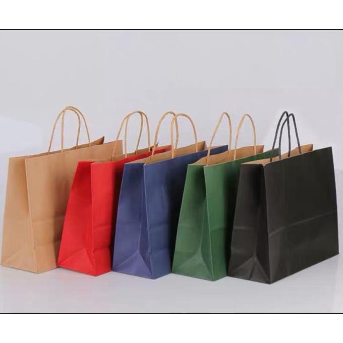 

Paper Bag Warna Dongker Polos / Kantong Kertas Polos - Dongker