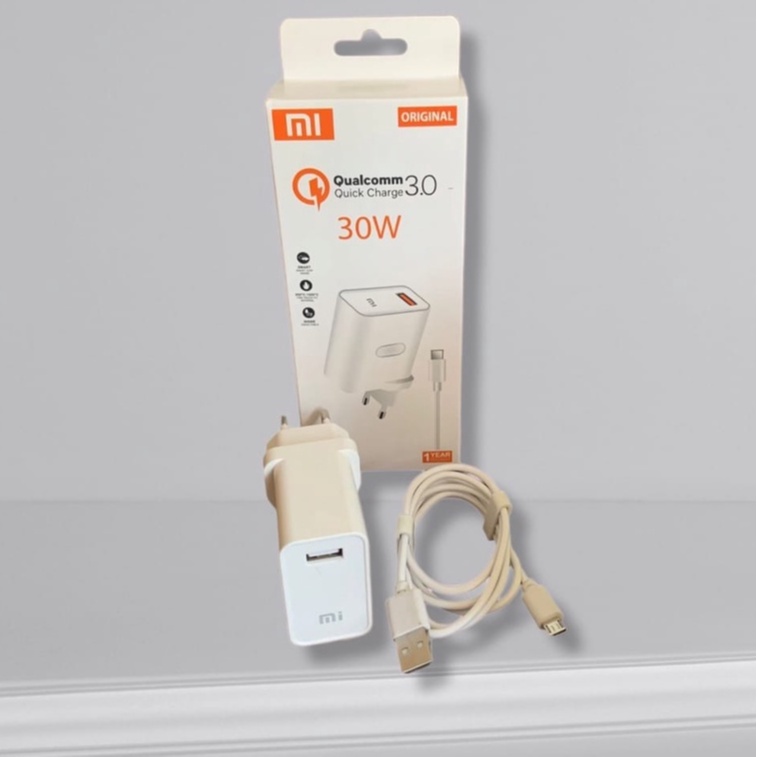 TRAVEL CHARGER / TC XIAOMI BRANDED W80 QUICK CHARGE 30W