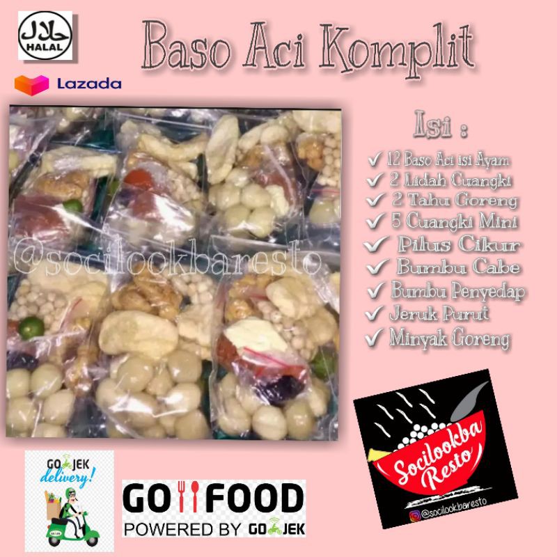 

BASO ACI KOMPLIT 100% DIJAMIN NGEUNAH ISI AYAM