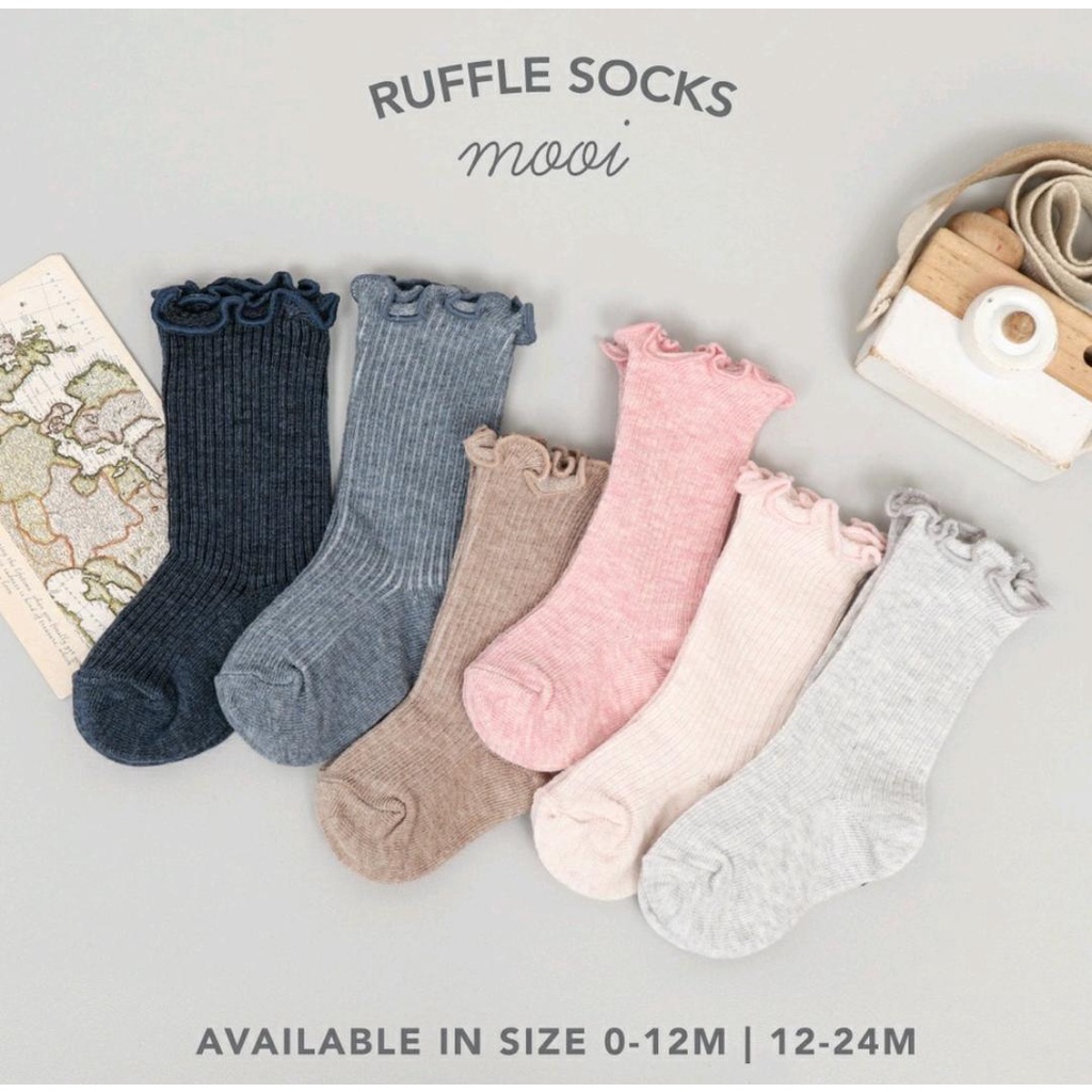 MOOI RUFFLE SOCKS / KAOS KAKI BAYI / KAOS KAKI ANAK