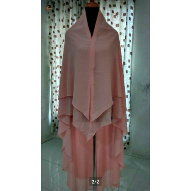 KHIMAR JILBAB LV 2 LAYER