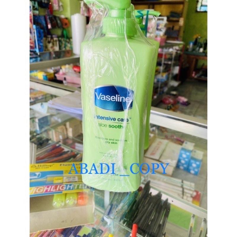 vaselin hijau intensive care aloe soothe 400 ml