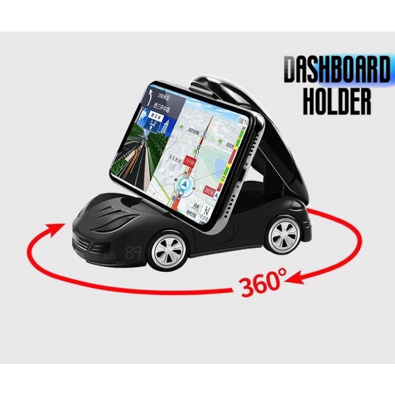 Holder mobil dashboard phone mobile holder universal jepit hp mobil pajangan mobil 360 derajat holder handphone