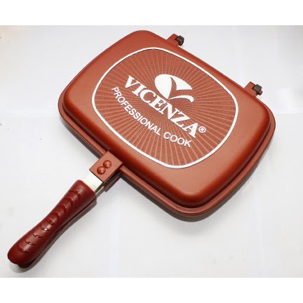 Panci Sup Binaural Bahan Aluminum Anti Lengket Gaya Korea FK514 Multipan Vicenza With Magnetic Han