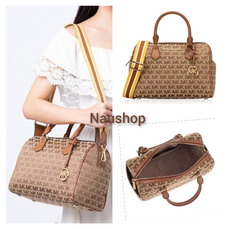 Tas MK Original - Michael Kors Bedford Large Duffle Brown