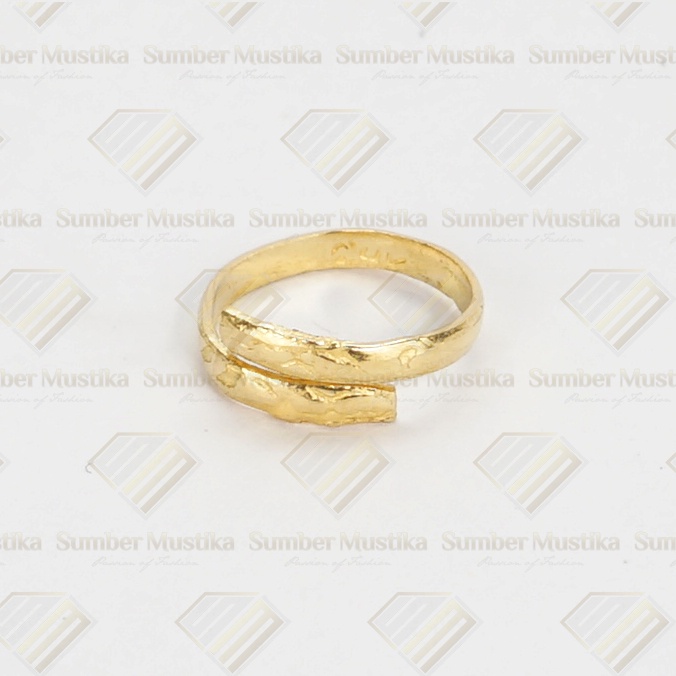 Cincin Anak Model Ular Mas 24 karat