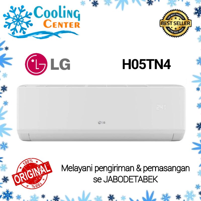 AC LG H 05 TN4 1/2 PK + PASANG INSTALASI