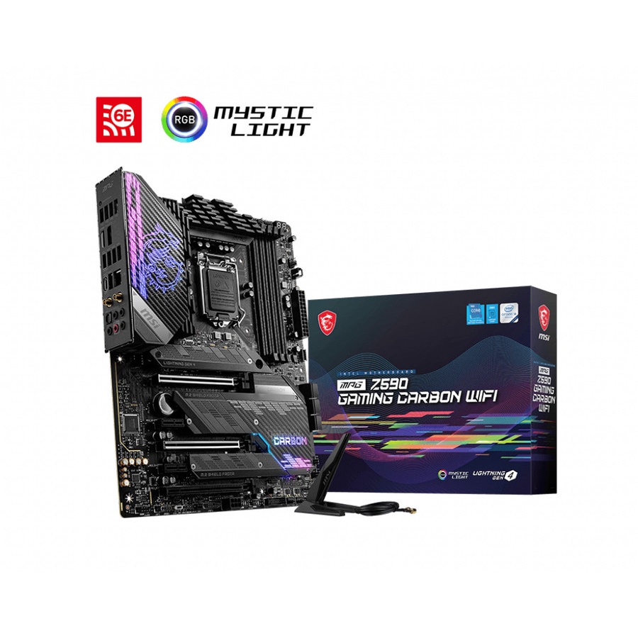 MSI MPG Z590 GAMING CARBON WIFI DDR4 11th Intel® LGA 1200 Motherboard