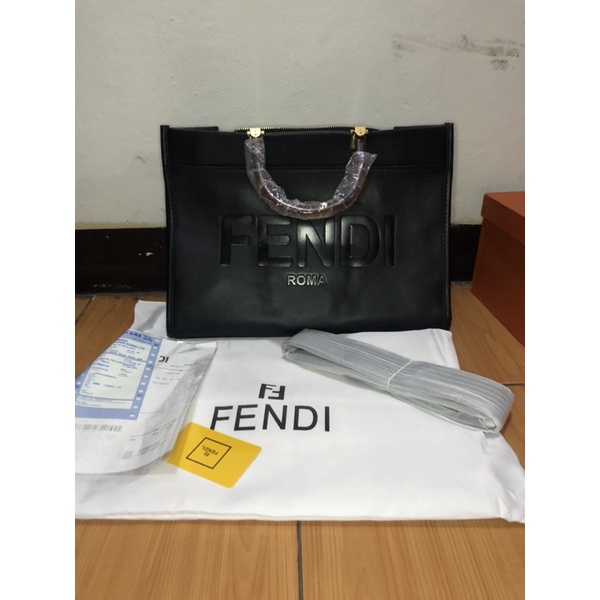 fendi sunshine tote original auth