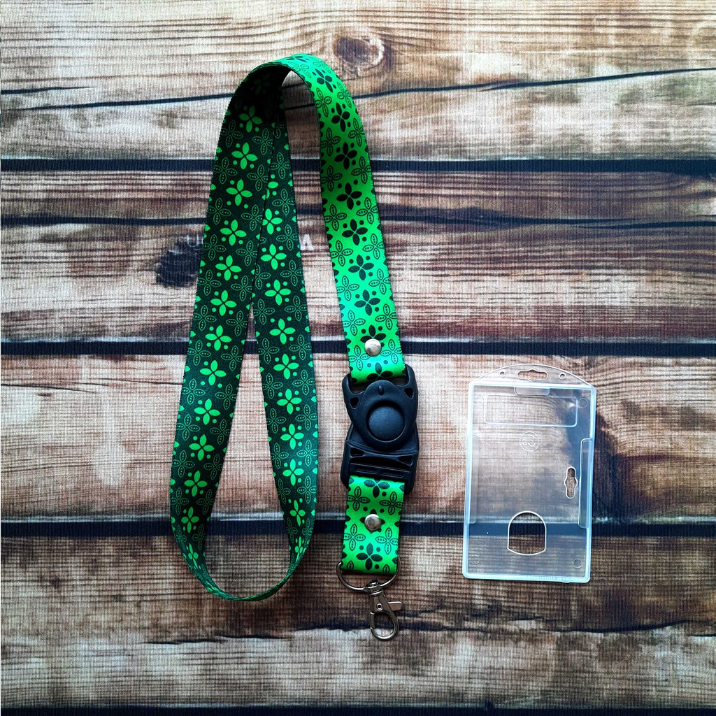 

Gantungan ID Card Lanyard printing Batik