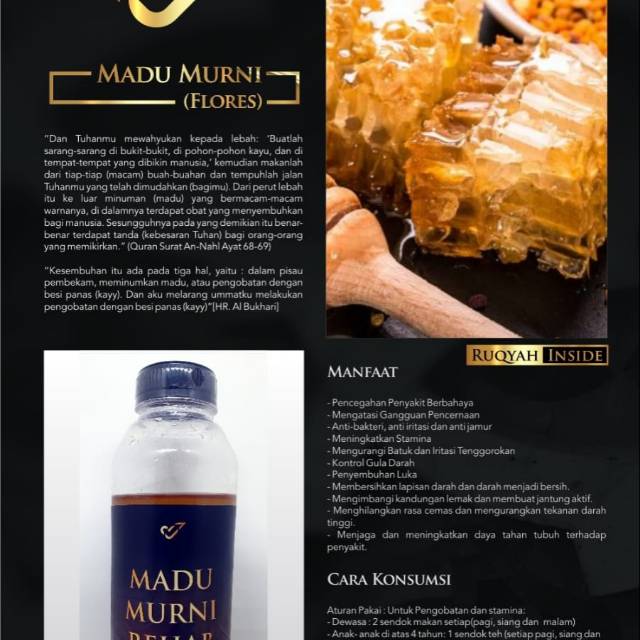 

Madu Murni Rehab Hati 500gr