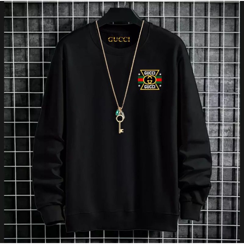 Sweater Crewneck Gucci pria wanita terbaru kekinian oversize