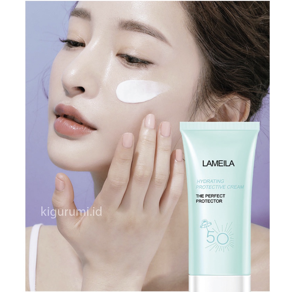 LAMEILA Sun Block SPF 50 Sun Screen Wajah Tahan 12,5 Jam PA+++ Tosca Sunblock Melindungi Kulit Wajah Dari Paparan Sinar Matahari LA128