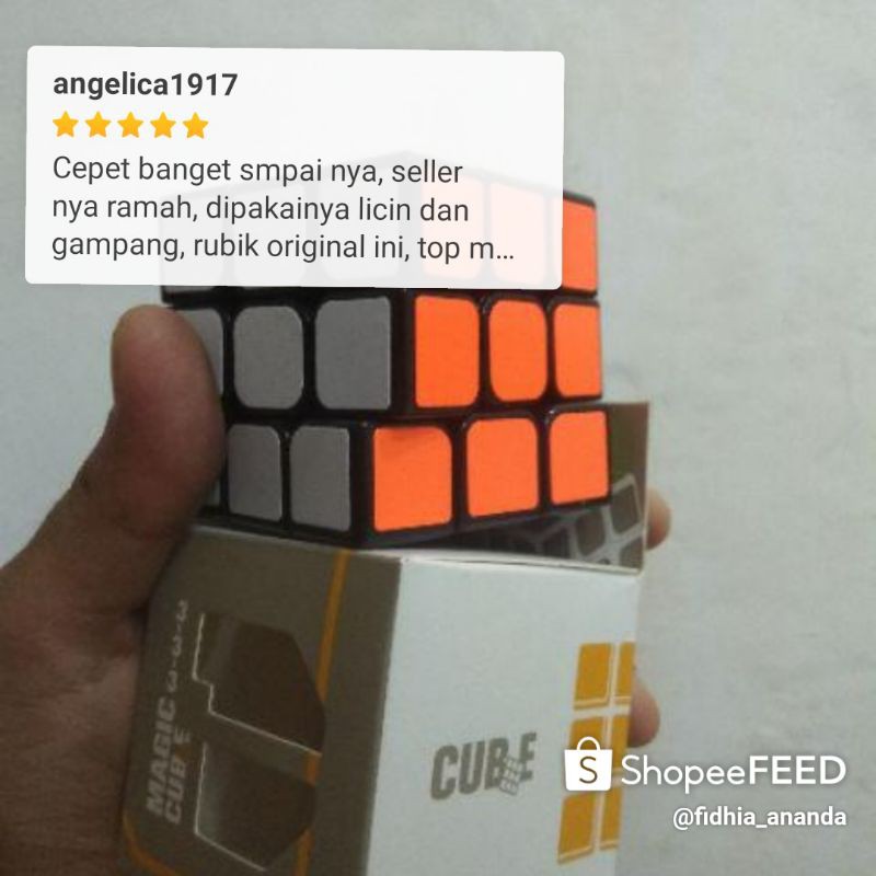 Rubik 3x3 Yongjun Guanlong Murah Black Base - Rubik 3x3 Guanlong Murah - Rubik 3x3 Murah
