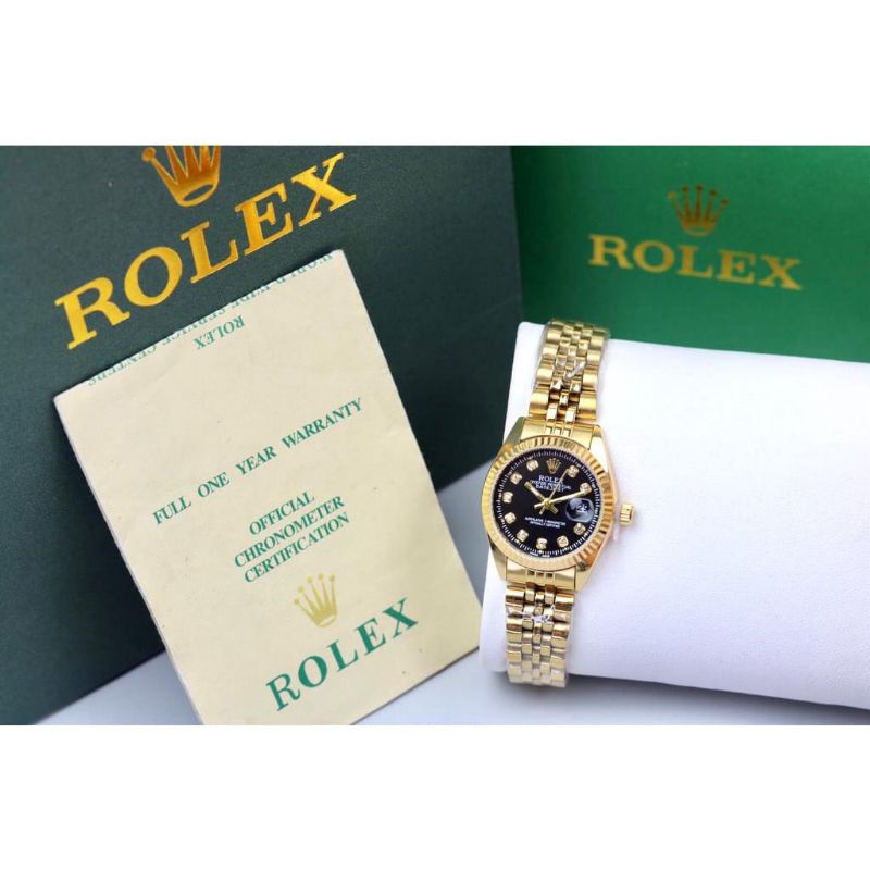 GROSIRAN JAM TANGAN ROLEX YL8102 + KARTU GARANSI - JAM TANGAN WANITA INCLUDE BOX ORIGINAL & PAPERBAG