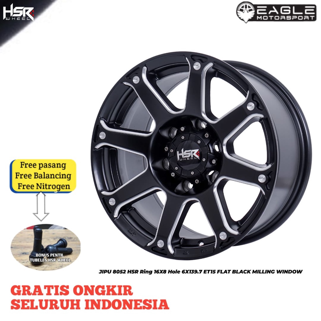 VELG  R16 PAJERO FORTUNER HILUX DMAX COLORADO TRITON HSR JIPU RING 16