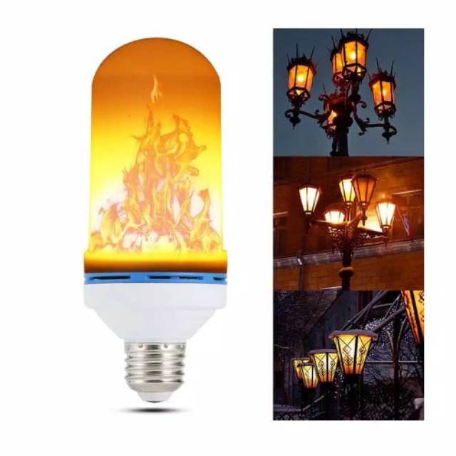 Lampu LED api lampu outdoor nyala api efek api