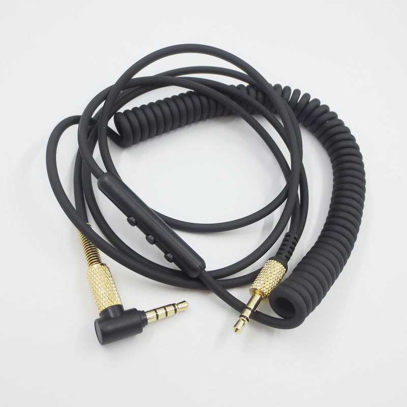 Kabel Audio AUX 3.5mm Male to Male 1 Meter with Mic - CAM32 - Black