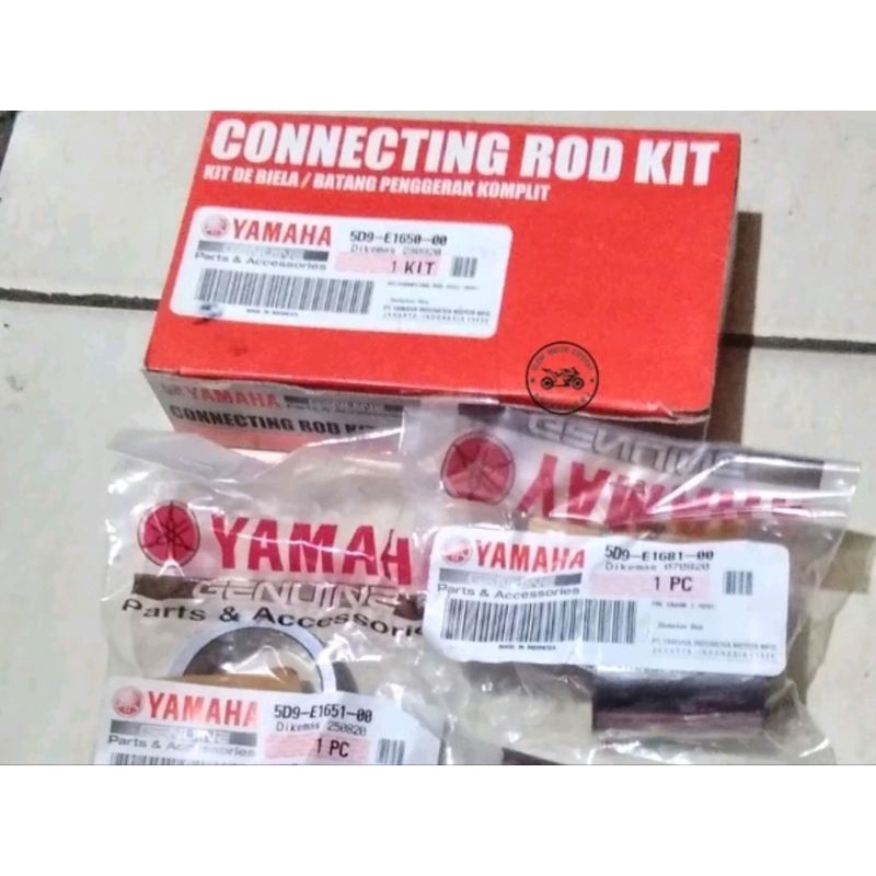 (COD) Stang seker Seher Conrod Connecting Rod Batang Piston Kit Connecting Rod Assy Yamaha Vega ZR O