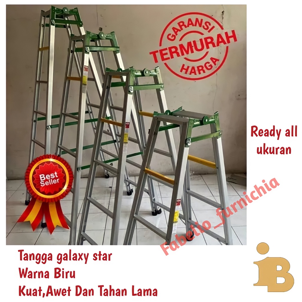 FREE ONGKIR tangga Lipat Caltex /Tangga Lipat / Tangga Lipat queen aluminium 1,5 dan 1,7meter