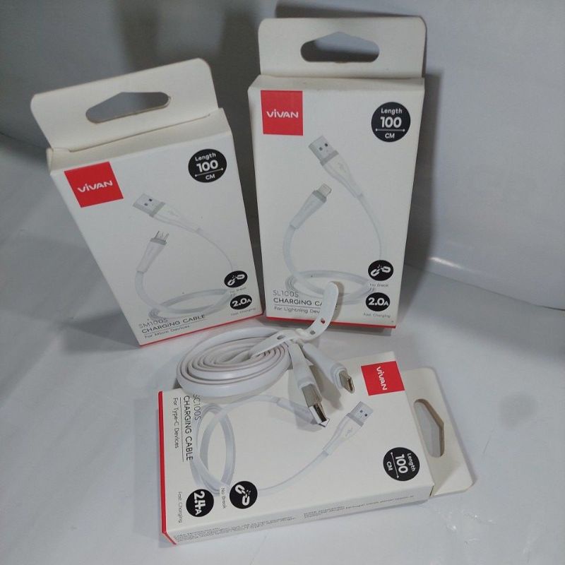 vivan original data cable/charging cable type c