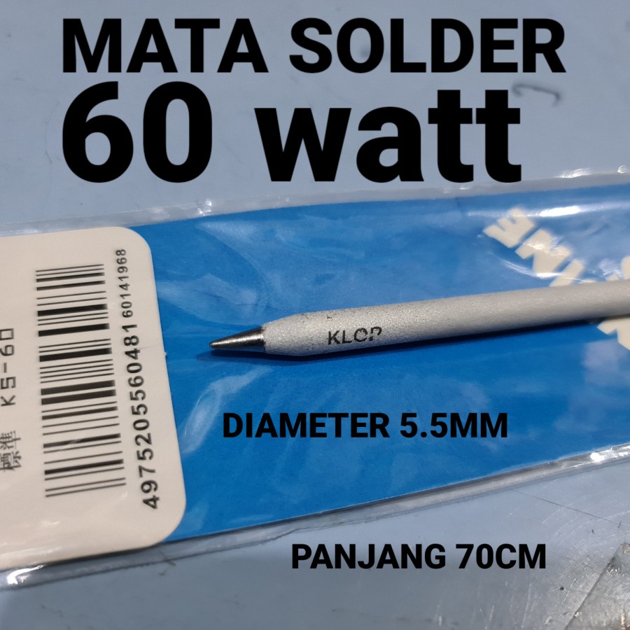 Mata Ujung Solder 60W Patri Timah 60Watt 60 W Watt Besar Bagus Good