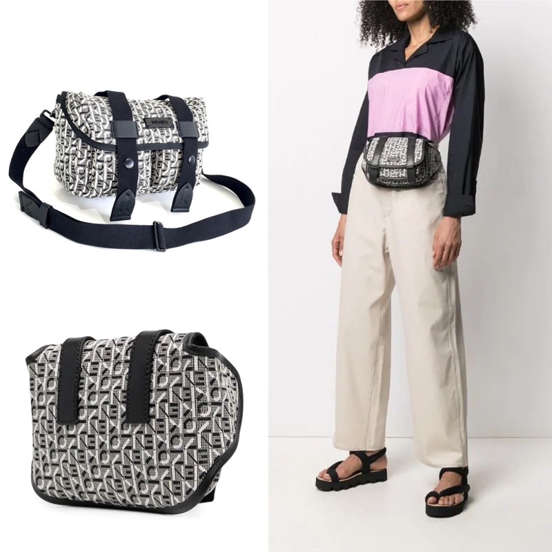 Kenzo monogram jacquard belt bag bumbag tas selempang slingbag original authentic asli
