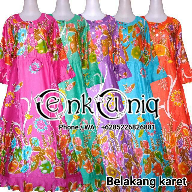 Dress Kancing Batik / Dress Maura / Gamis Batik / Gamis Maura Kancing Batik / Dress Busui MKDM04