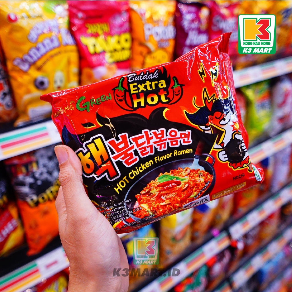 

Samyang Extra Hot Chicken Ramen Pack 140Gr