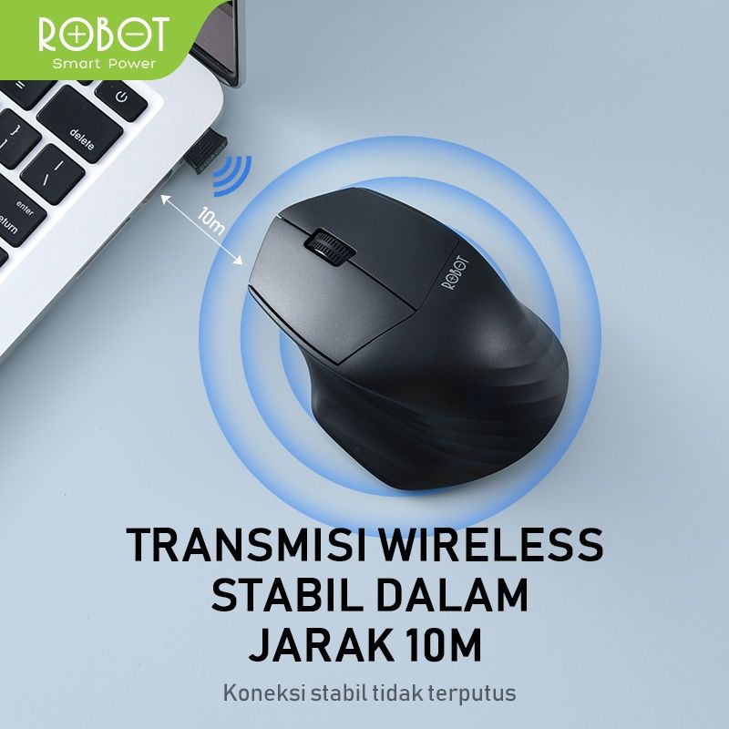 Robot M350 Bluetooth 2.4G Mouse Silent Key