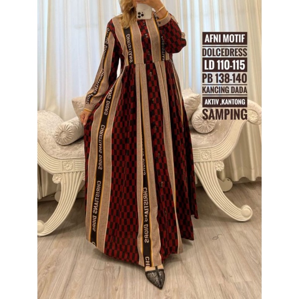 daster arab dolce dress afni