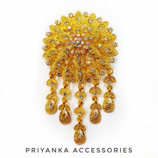 Bros Kebaya Susun Jumbo Flowie/Bros Penganten Bros Manten/Bros Besar/Bros Rumbai-1