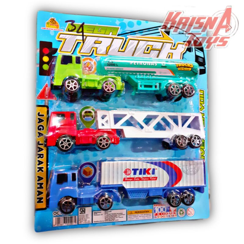 MAINAN ANAK MOBIL TRUCK SET/MOBIL TRUK MAINAN isi 3pcs