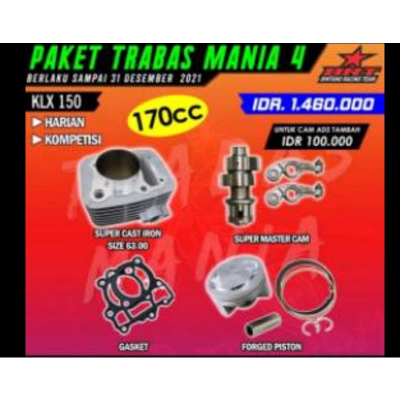 paket trabas klx/dtracker brt