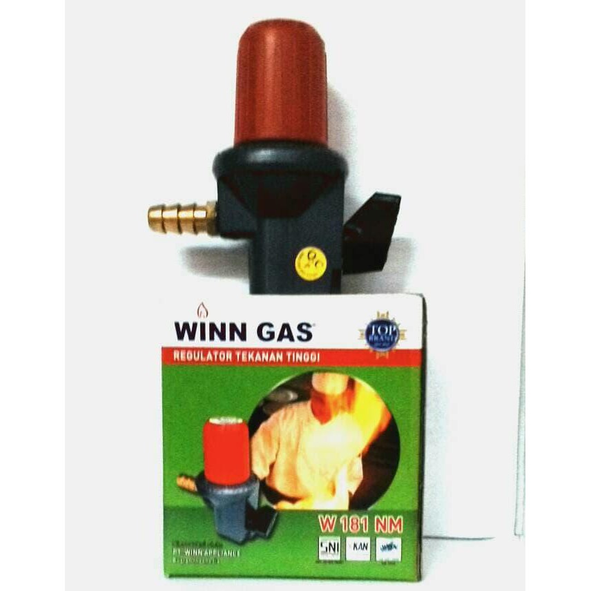 Qr0491 Kepala Gas/regulator Gas Lpg Putar/regulator Gas Lpg Tekanan Tinggi Winn Gas W 181 Nm