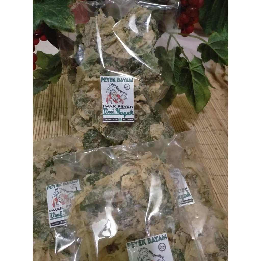 

IWAK PEYEK REMPEYEK VARIAN BAYAM 200gr