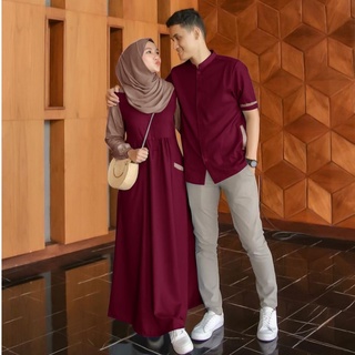 [COD] GARANSI TERMURAH - Farel Couple Baju Pasangan Cp Set Setelan Outfit Muslim Pesta Kondangan Terlaris