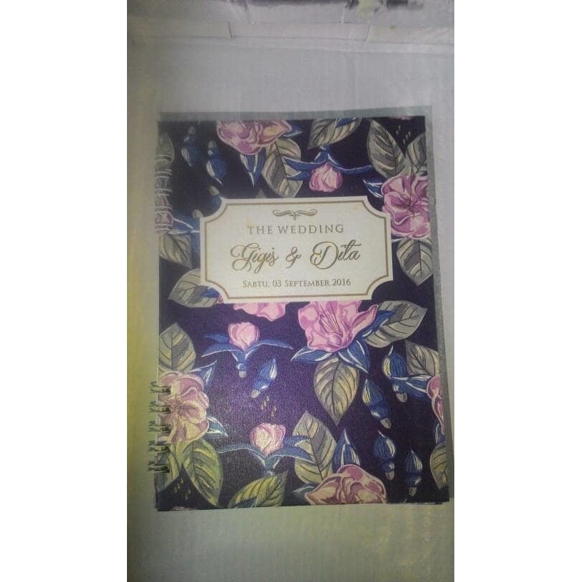 

Undangan Unik Notebook Hard Cover