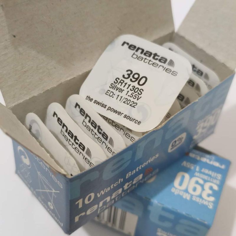 BATRE JAM TANGAN RENATA SR1130SW SR1130 SR 1130 SW 390 BATTERY BATERAI ORIGI