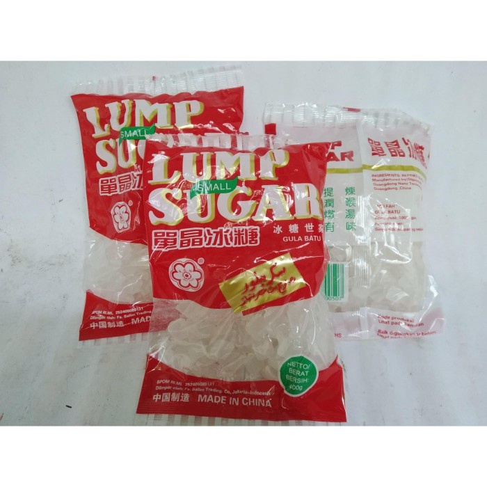 

ufd6021 Gula Batu Kristal Lump Sugar Small 400G - 400 Gram Fsfs201