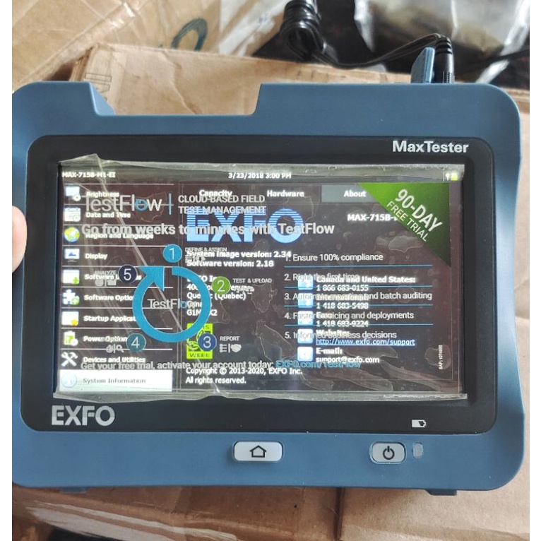 otdr exfo maxtester 715B