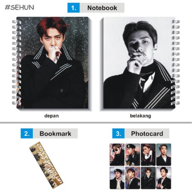 

PAKET NOTEBOOK KPOP EXO DON'T MESS UP MY TEMPO Versi ALLEGRO