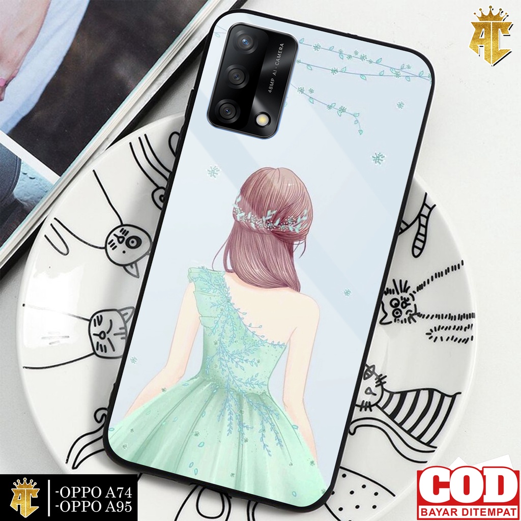 Case OPPO A74/OPPO A95 - Casing OPPO A74/OPPO A95  Terbaru 2021 AERO CASE [ GAUN ] Silikon OPPO A74/