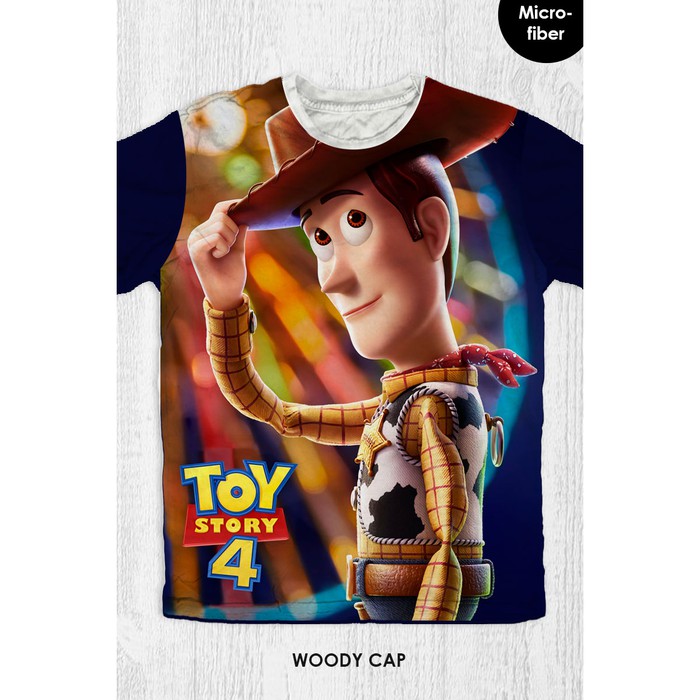 Baju Kaos Anak & Dewasa Toy Story - Woody Cap