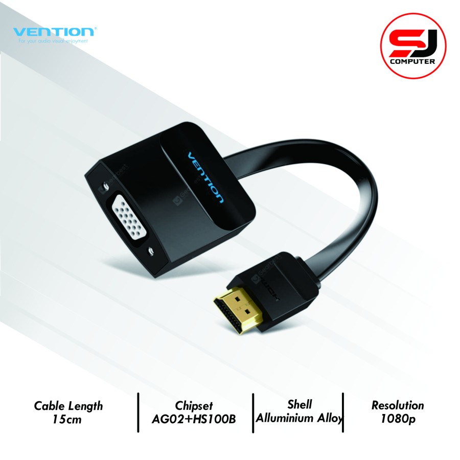 Vention ACK Conveter HDMI to VGA With Audio &amp; Micro USB - ACKBB