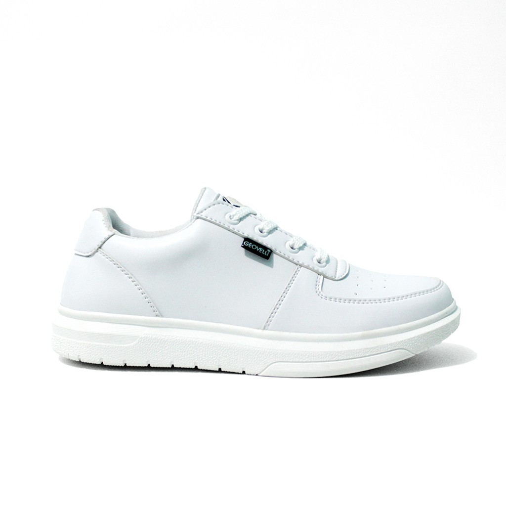 GEOVELLI FULL WHITE - Sepatu Sneakers Original Wanita Distro Bandung Brand Lokal Premium Quality