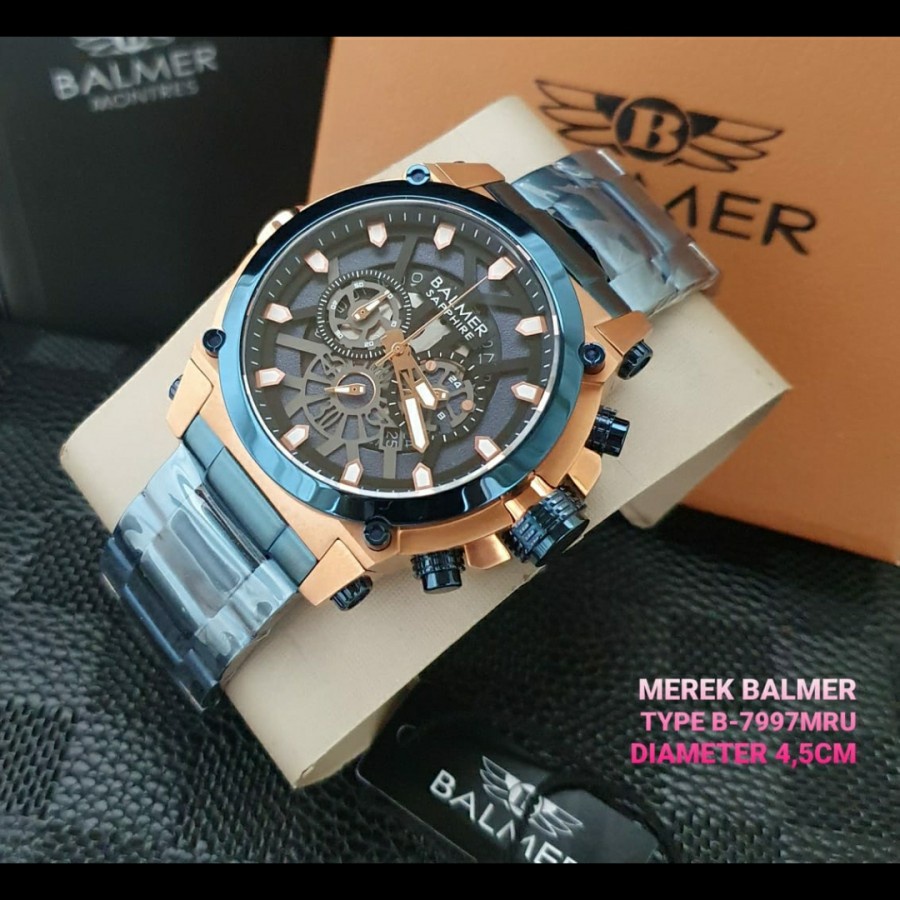 Jam Tangan Pria Balmer 7997 B.7997 Sapphire Original Garansi 2 Tahun